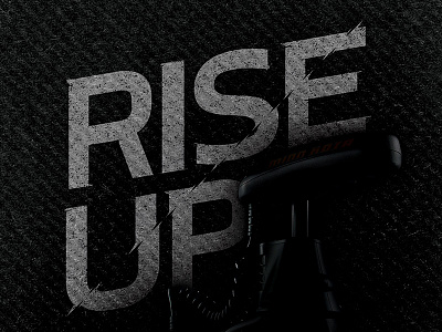 Rise Up grunge rise up slash slice type typography