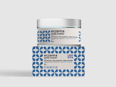 Cosmetic cream jar and box packaging