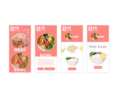 Big Burrito App app design design mobile design problem solving prototype ui design ux design