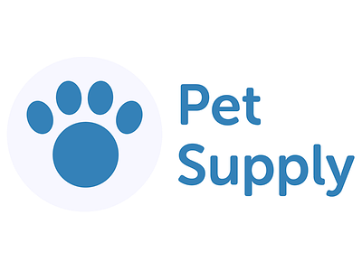 Pet Supply Logo branding design illustration logo web