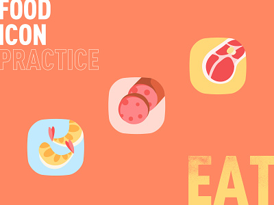 Food Icon app design icon illustration ui ux