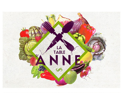 La Table d'Anne - Identity Card food green identity vegetal