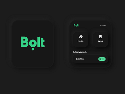 BoltNG Soft UI(Neumorphism) Design | dark mode branding design product design ui