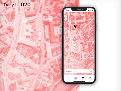 Daily Ui 020 - Location Tracker