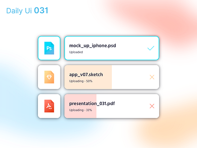 Daily Ui 031 - File Upload colors daily ui dailyui design light logo ui ui design uidesign ux