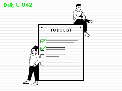 Daily Ui 042 - To Do List