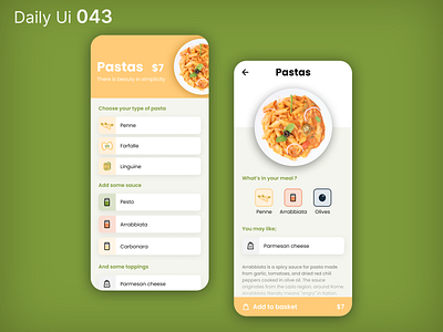 Daily Ui 043 - Food Menu