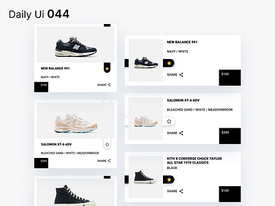 Daily Ui 044 - Favorites