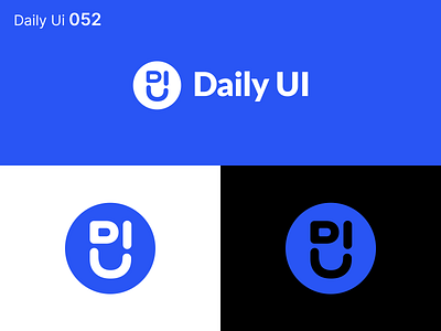 Daily Ui 052 - Logo branding circle contrast daily 100 challenge daily ui daily ui 052 dailyui design lettermark logo ui ui design uidesign ux vector