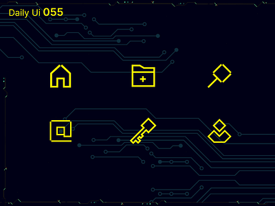 Daily Ui 055 - Icon Set