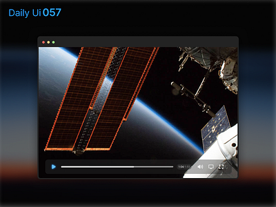Daily UI 057 - Video Player