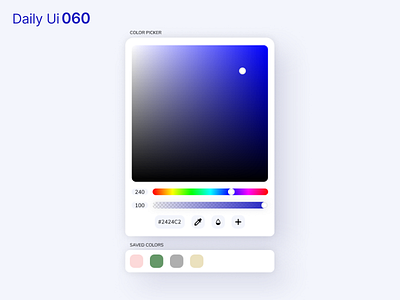 Daily UI 060 - Color Picker