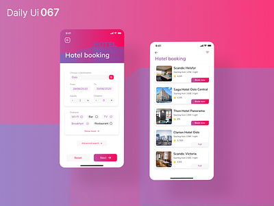 Daily Ui 067 - Hotel Booking