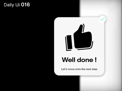 Daily Ui 016 - Pop-Up / Overlay daily ui dailyui design like thumbs up ui uidesign ux validation