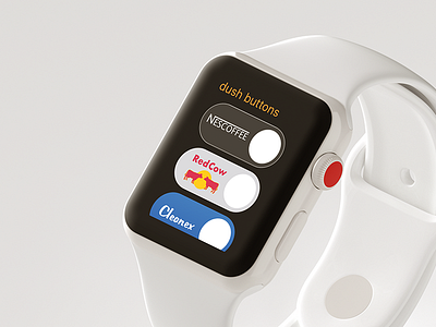 Dush Buttons (Amazon Apple Watch App Concept)