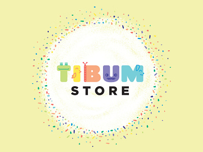 Tibum Store analu louise brand branding brasil graphic design identity kids logo