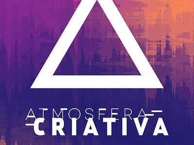 Atmosfera Criativa Logo brand identity brazil colorful geometric logo patterns triangle