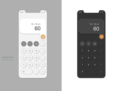 DailyUI - Calculator #004 app branding dailyui design ui ux