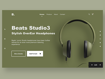 headphones Web clean client comment grid headphones illustrator landing likes minimal mobile music popular spacing top ui uidesign vector visual website wedesigner