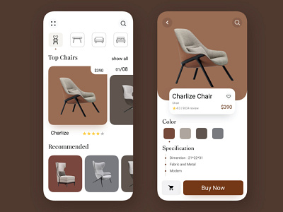 Furniture app app branding clean design dribbble illustration illustrator logo typography ui ux vector web website