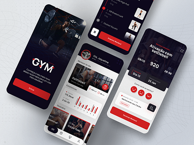 Workout app appgym dailyui design gym mobile ui workout