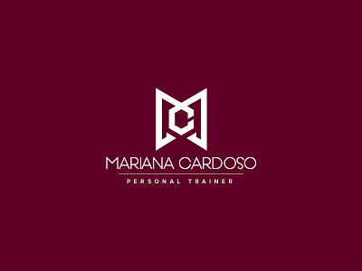 Mariana Cardoso brand branding gym logo logo identity logotype personal