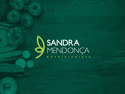 Sandra Mendonca brand branding logo logo identity logotype nutrition nutrição