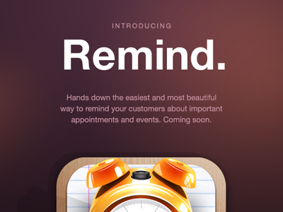 Introducing Remind. coming soon remind ui