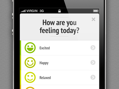 How are you feeling today? ios iphone mood