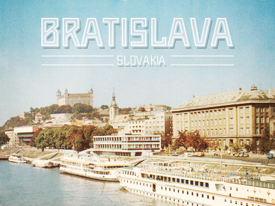 Bratislava photo retro vintage