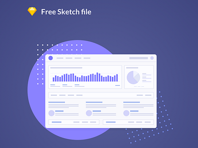 FREEBIE - Flat dashboard illustration dashboard flat freebie freebies icon illustration landing landing page minimal sketch vector