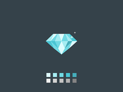 Diamond bling blue colors diamond