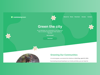 DailyUI #003 - Landing Page