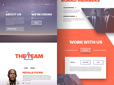 Visual Concept - Classified data editorial inspiration images landing page marketing samuel l jackson security site tech web website