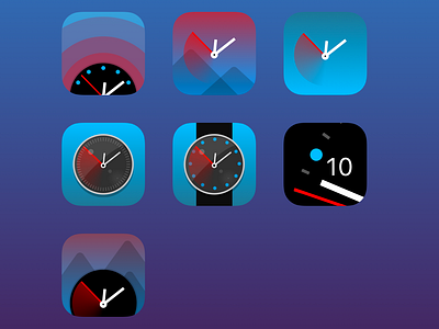 Movement App Icons app branding icon ui