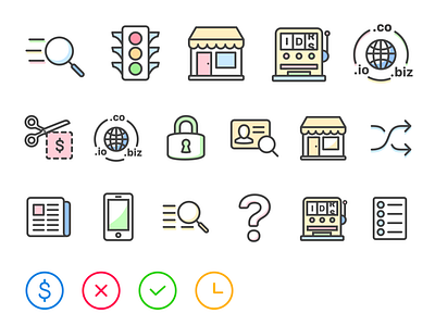 Icons for InstantDomainSearch.com