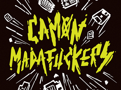 Camon Madafuckers branding logo music punk rock