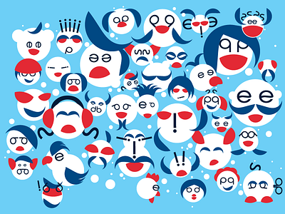 Pepsi Funny Characters beverage brand characters coke cola funny logo pepsi vector