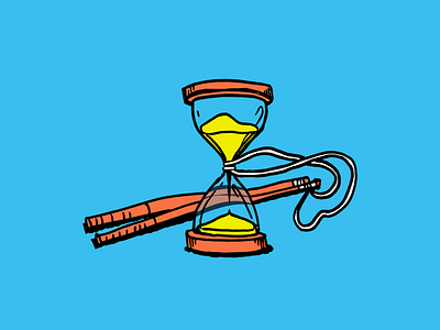 🤹‍♂️Juggling Time ⏳ art color diabolo draw hourglass idea illustration juggling time
