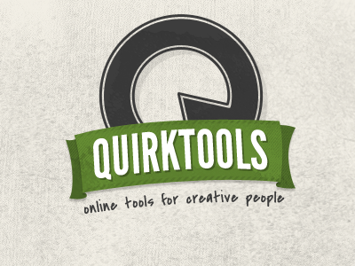 New QuirkTools Logo grunge logo retro