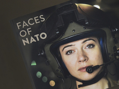 Faces of NATO creative indesign photography print design project management