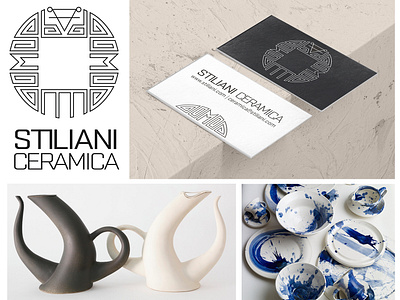 Stiliani Ceramica branding artist branding ceramics creative design logo typography
