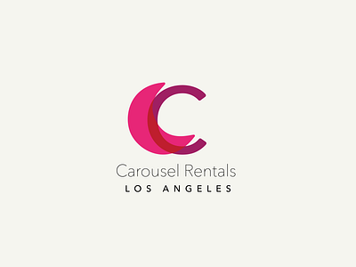 Carousel Rentals Logo branding design icon illustration logo typography