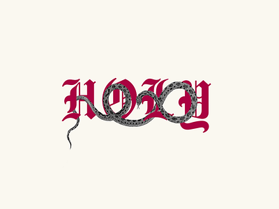 Holy Snake branding dallas illustration photoshop