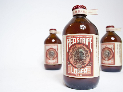 Red Stripe Beer - Redesign design packaging