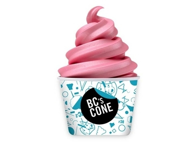 BC's Cone Ice Cream branding design packaging