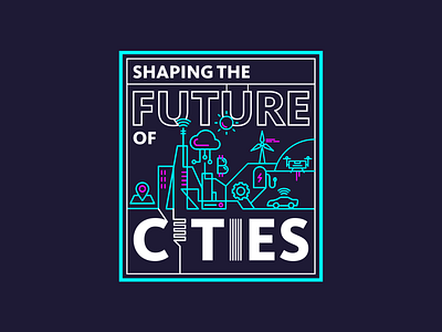 Future of Cities cities design graphic illustration