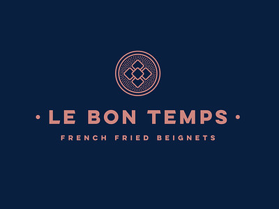 Le Bon Temps branding design food french identity interiordesign logo minimalist