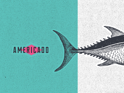 Americado art branding design food fortworth illustration interiordesign logo mexican restaurant