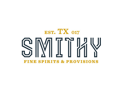 Smithy art bar branding dallas design food icon illustration interiordesign logo restaurant texture